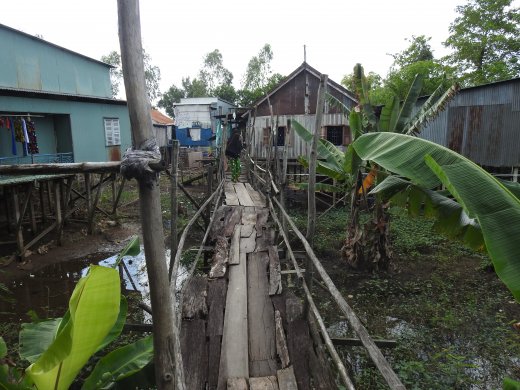 Chau Doc.Cham Village.Bridge
