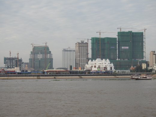 Phnom Penh from the RV Pandaw