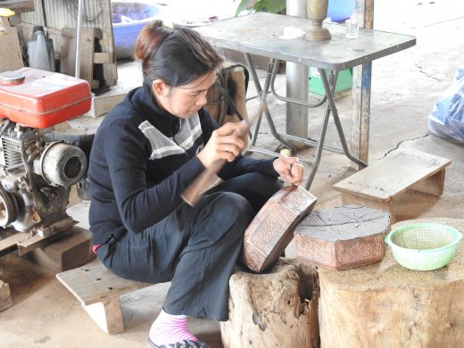 Prek Kdam.Silver Smithing