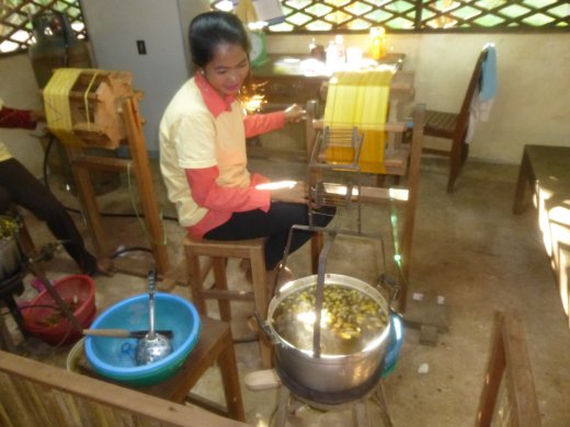 Extracting Silk Threads