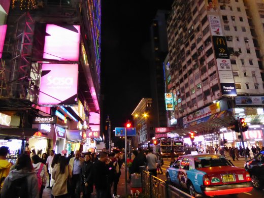 Lights on Nathan Road