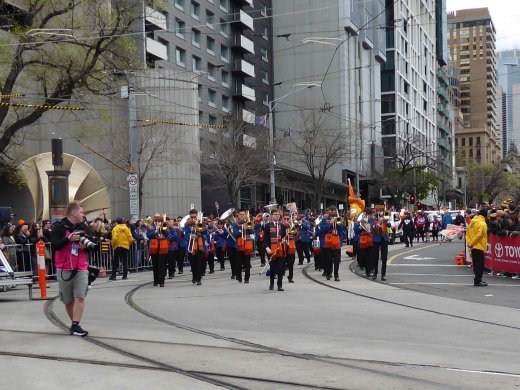 AFL Parade.Giants Band