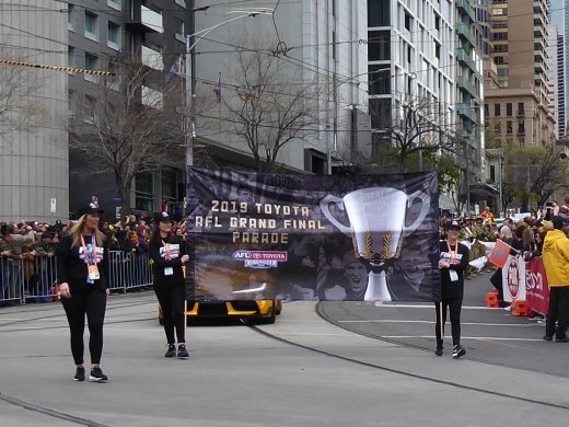 AFL Parade.Parade Banner