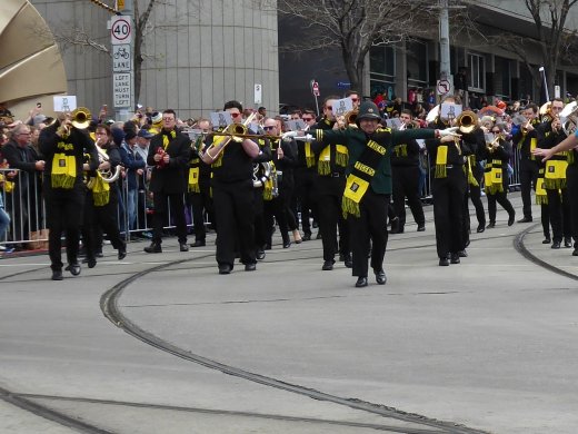 AFL Parade.Richmond Tigers Band