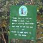 Chobe Park Sign