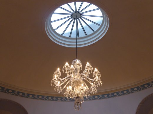 Dublin Castle - Waterford Chandelier in St. Patrick's Hall