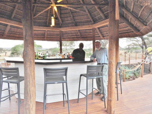 Ed at the Bar with Alex