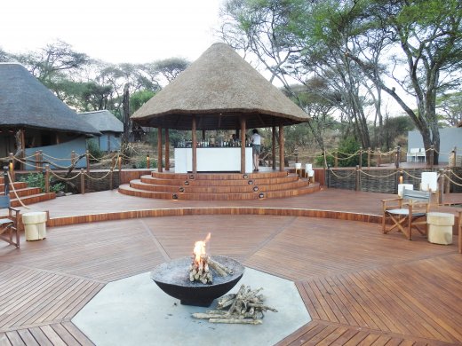 Looking Back to the Bar from the deck