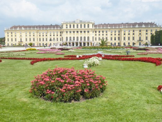 Schonbrunn Palace from the Rear