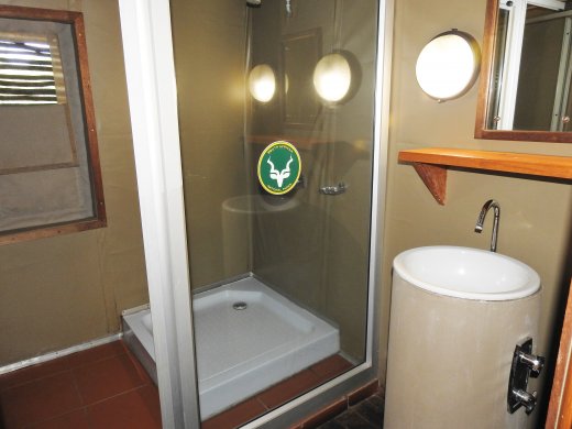 Our Safari Tent - Bath