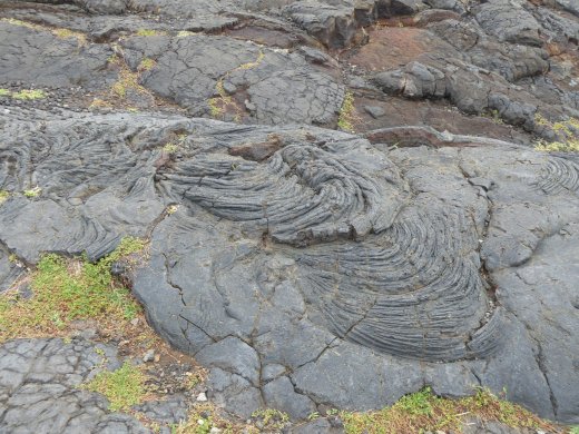 Volcanoes NP.Ropey Lava