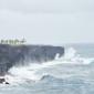 Volcanoes NP.Views along shore opposite Holei Sea Arch
