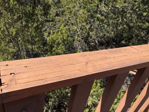 Upper Deck before New Stain