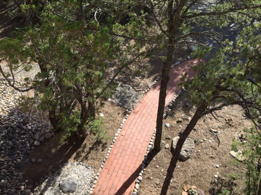 Walkway.Pre Tree Trimming